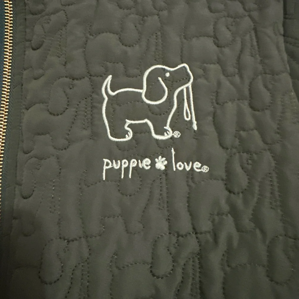 Puffer & Love Women's Green Quilted Jacket - Picture 2 of 5